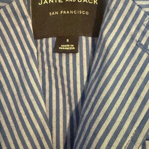 Janie and Jack Classic Blue Pinstripe Shirt